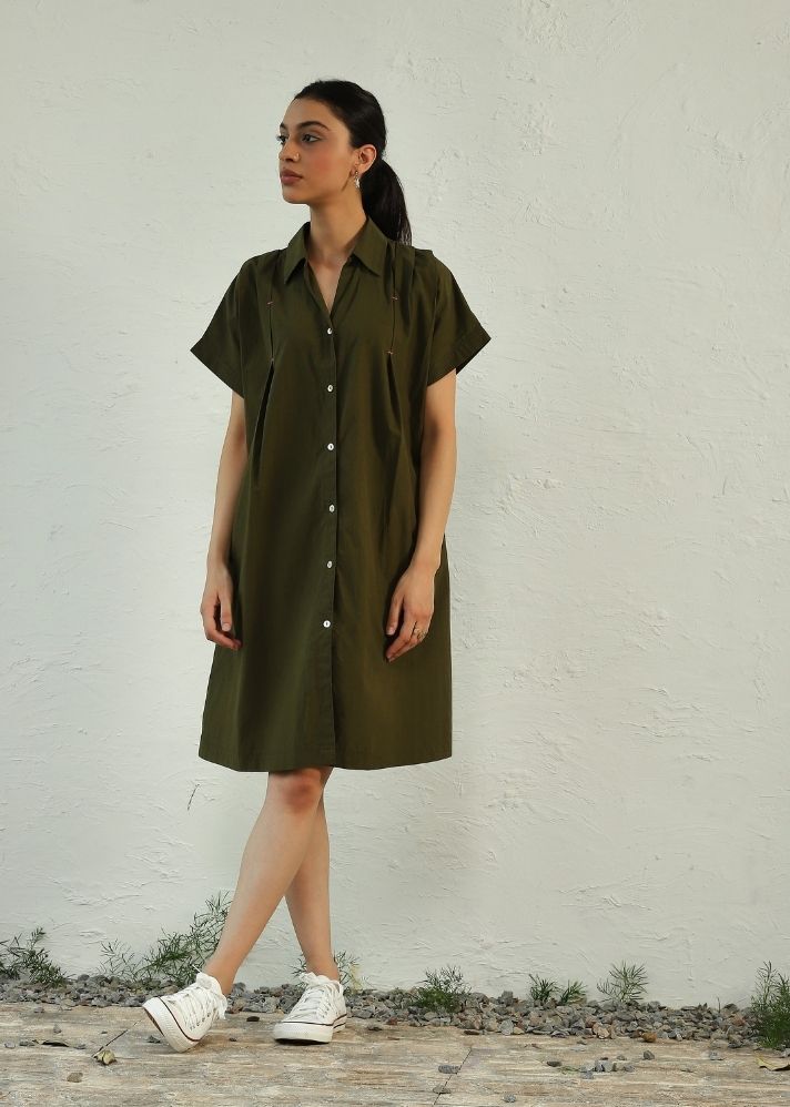Green Backpackers Dress