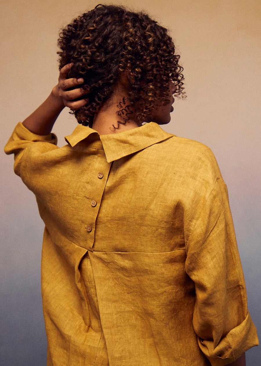 Oversized Set- Mustard