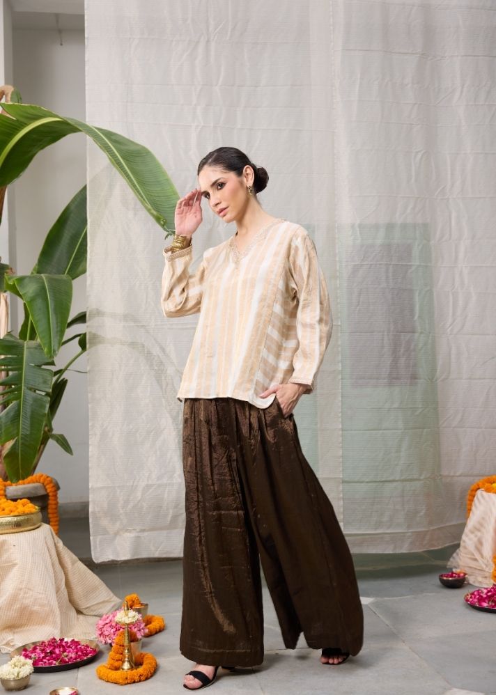 Gold Kaveri  Pants