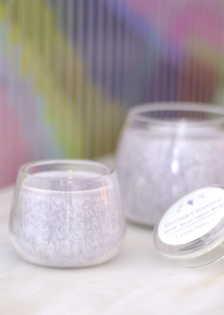 Lavender Forever Glass Jar Candle