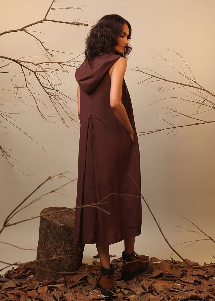 Ready To Ship- Roots Hooded Vita Dress
