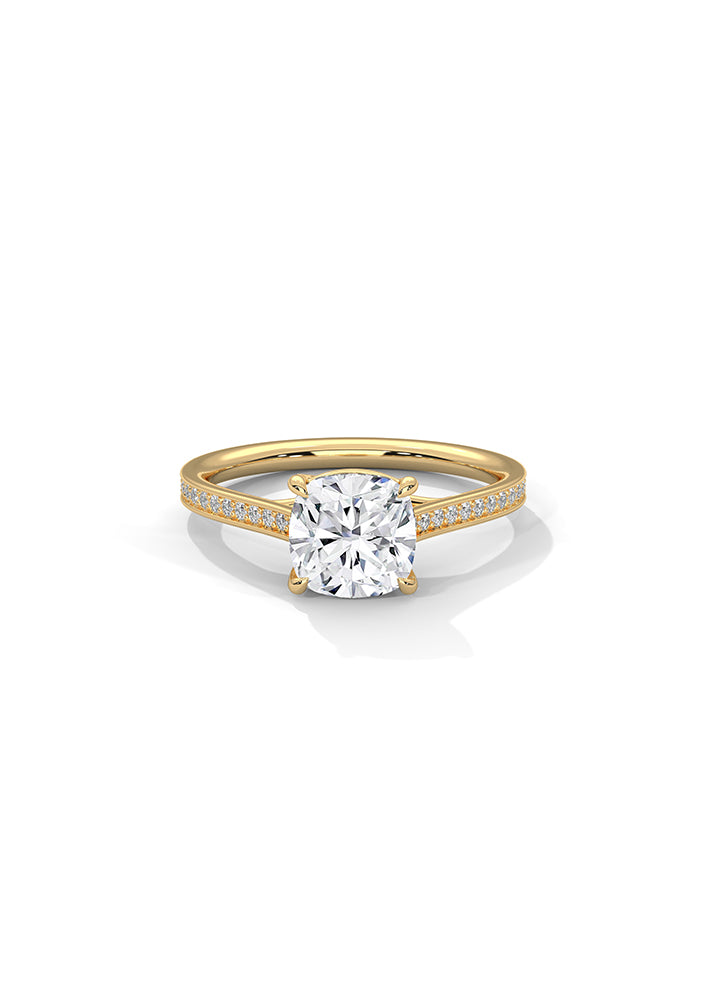 Solitaire Ring With 26 Diamonds-Cat0120