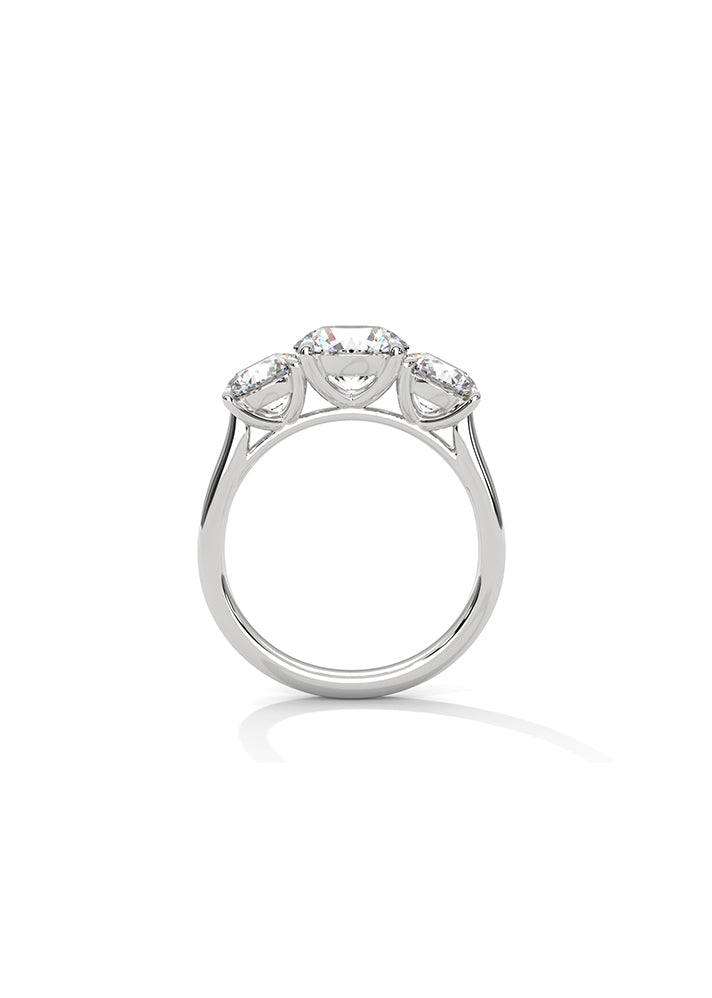 3 Brilliant Round Solitaire Ring-Cat0147