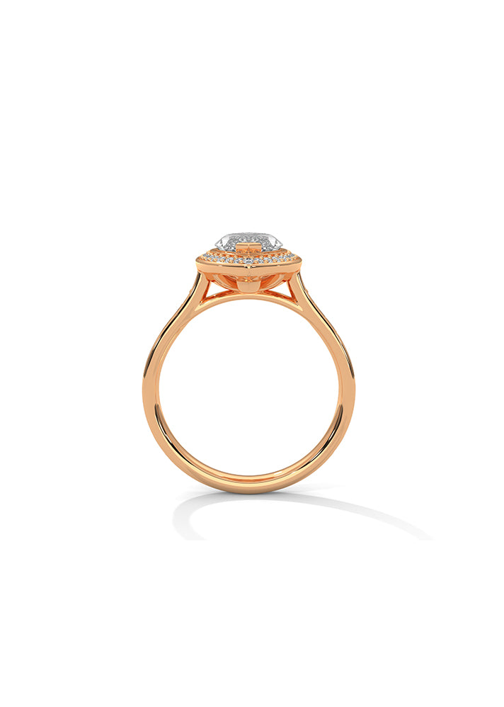 Marquise Cut Solitaire Ring With 54 Diamonds-Cat0190