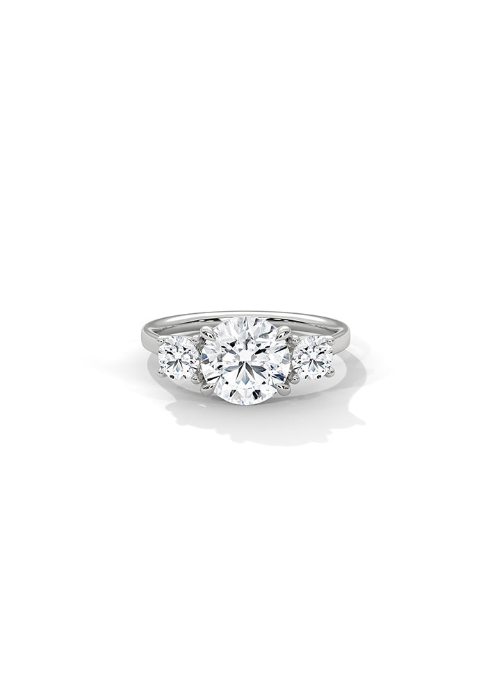 Three Solitaire Ring-Cat0116