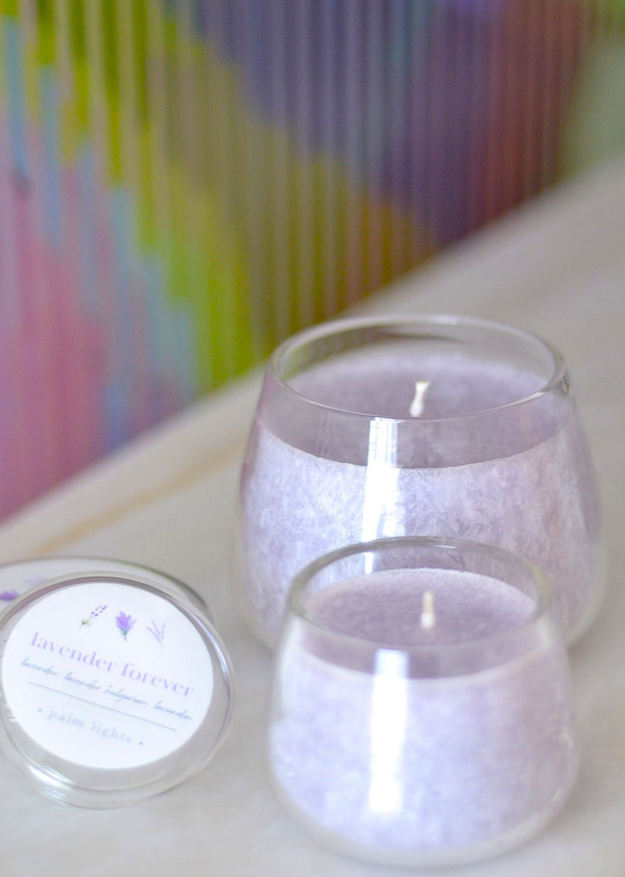 Lavender Forever Glass Jar Candle