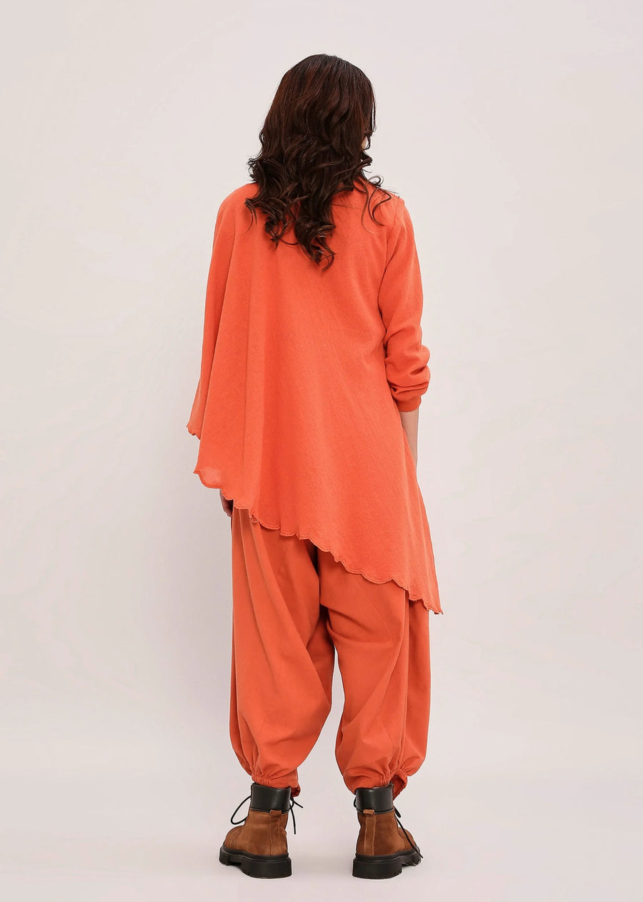 Capsule Edit Ribbed Scallop Tunic