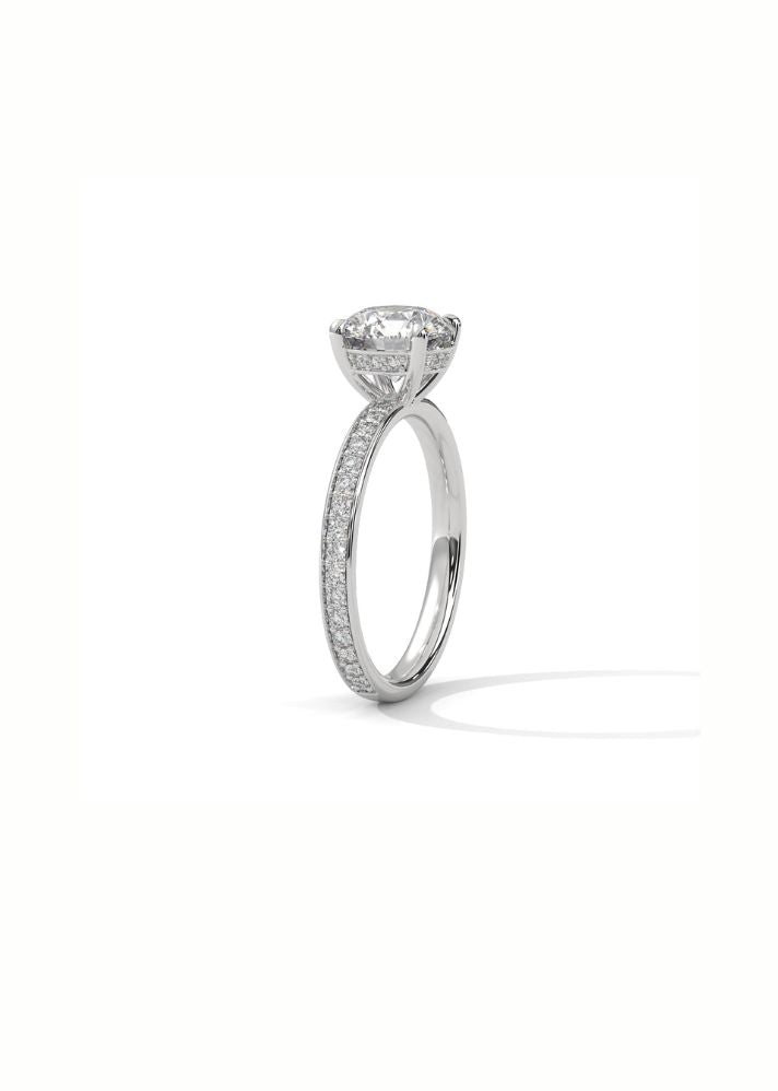 Solitaire Ring With 44 Diamonds-Cat0141