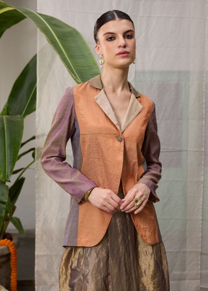 Multicolor Mrunal Jacket-Ra/Fe/53