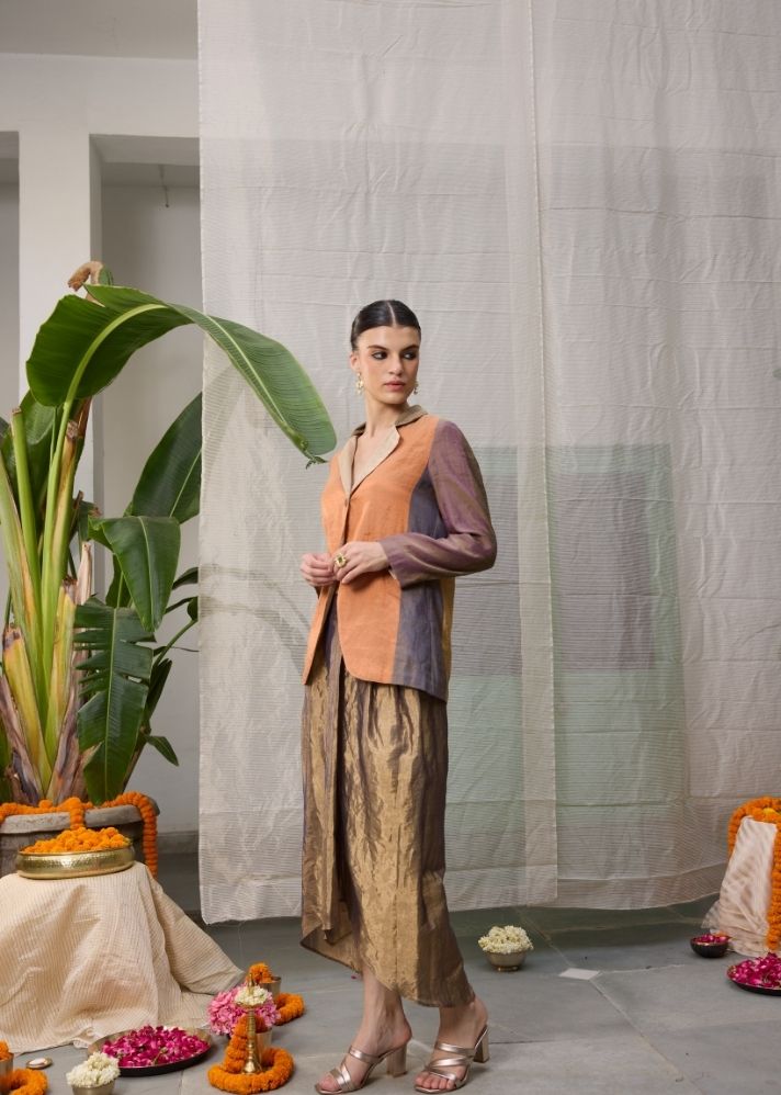 Gold Mrunal Skirt-Ra/Fe/54