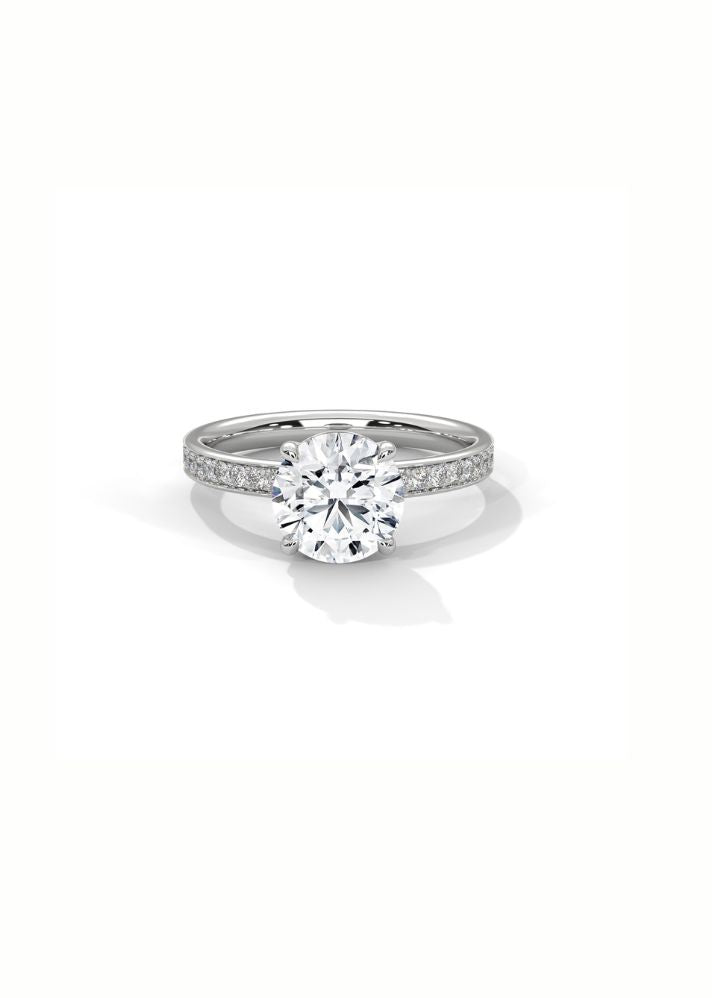 Solitaire Ring With 44 Diamonds-Cat0141