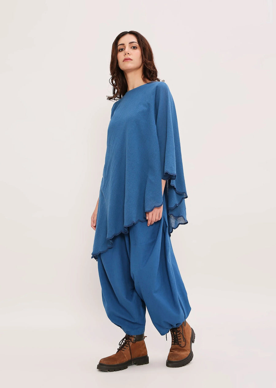 Capsule Edit Ribbed Scallop Tunic