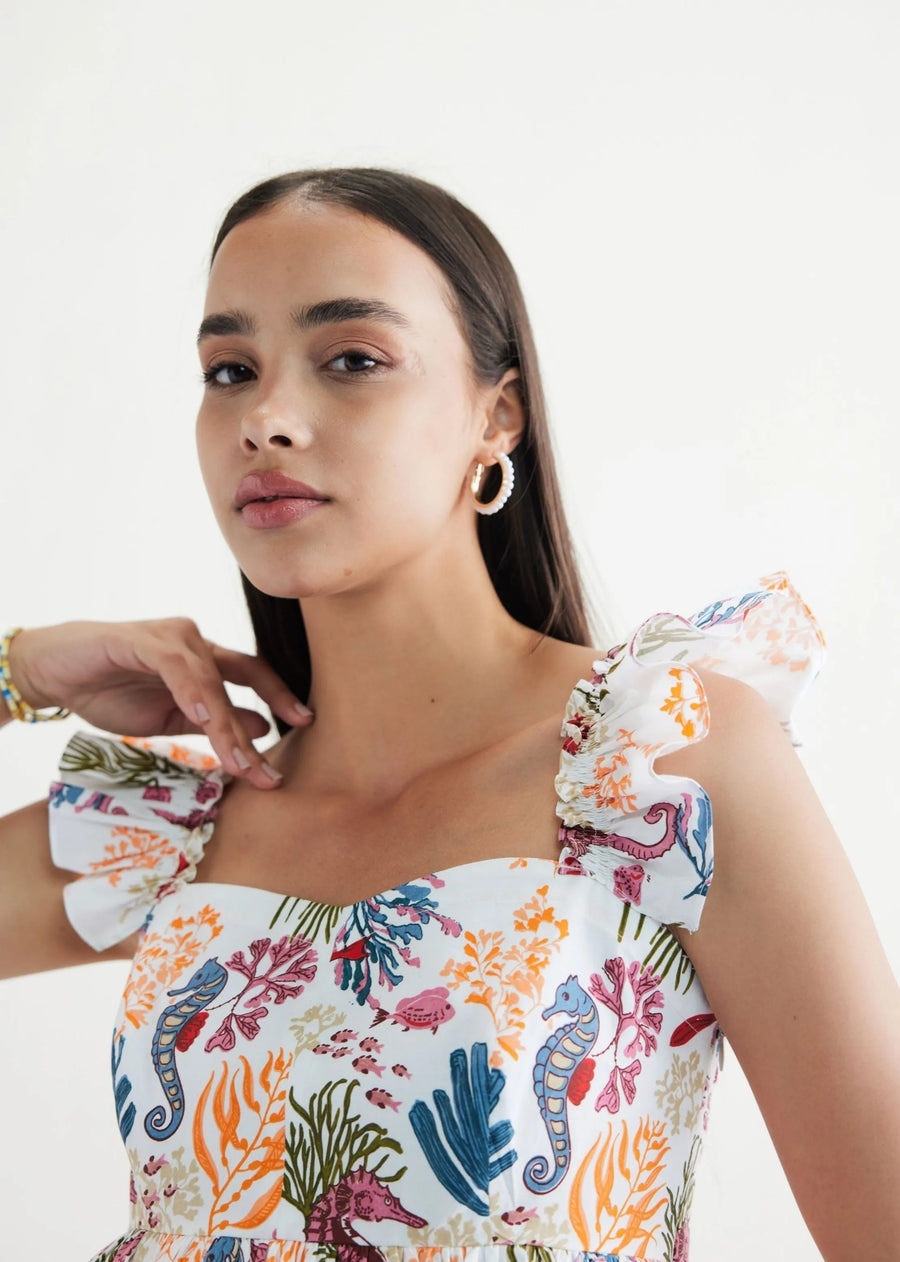 Coral Life Organic Cotton Blouse