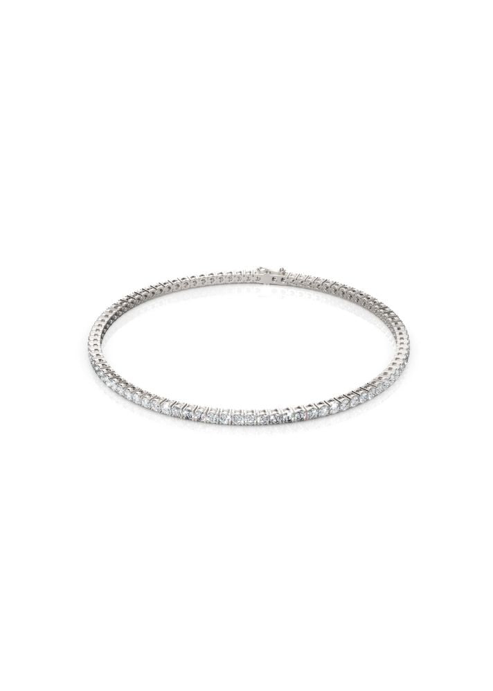 Product image of Yellow Gold, White Gold, Rose Gold 18K gold set with Etically Lab Grown Diamonds Diamond Line Bracelet, curated by Only Ethikal