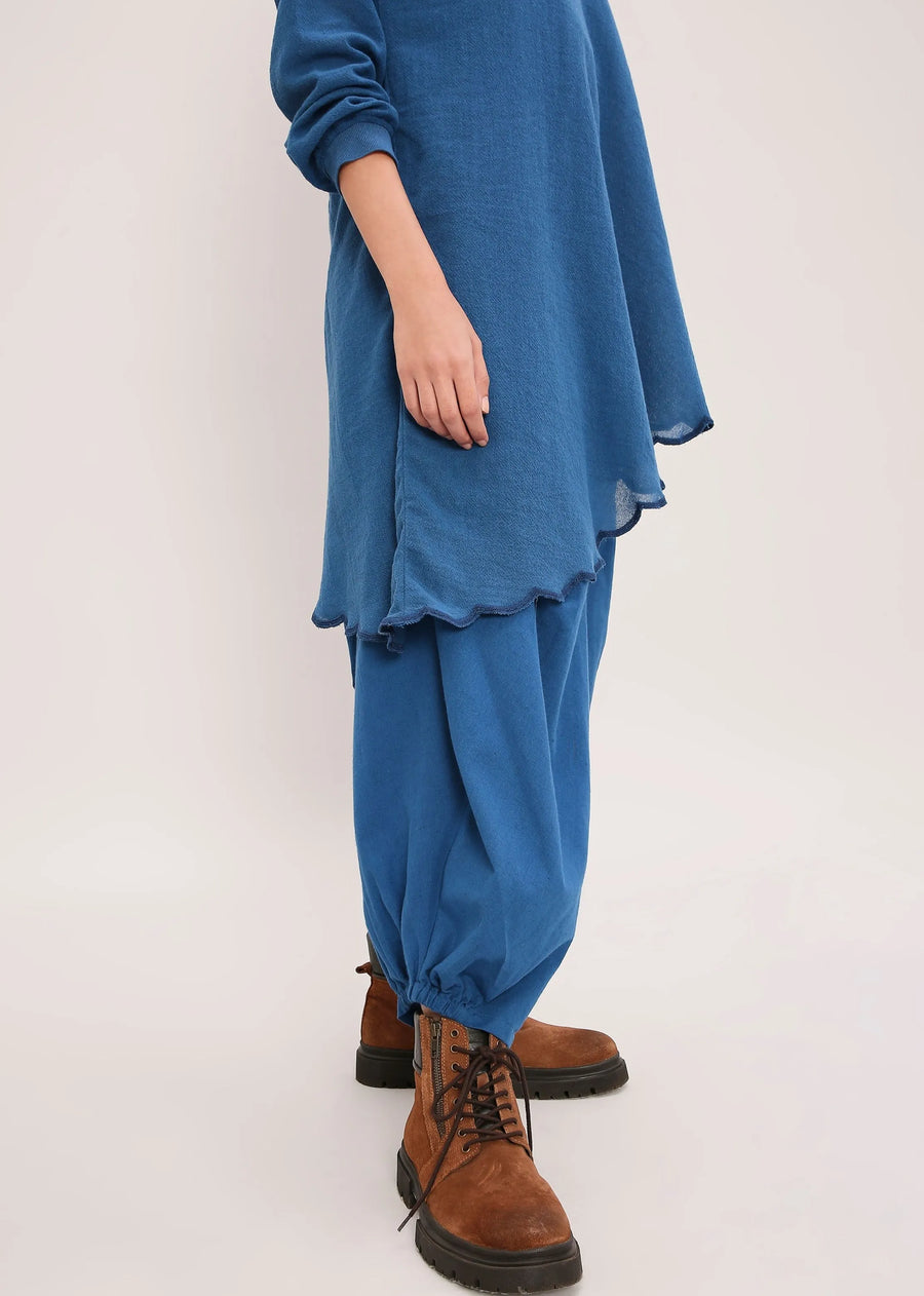 Capsule Edit Ribbed Scallop Tunic