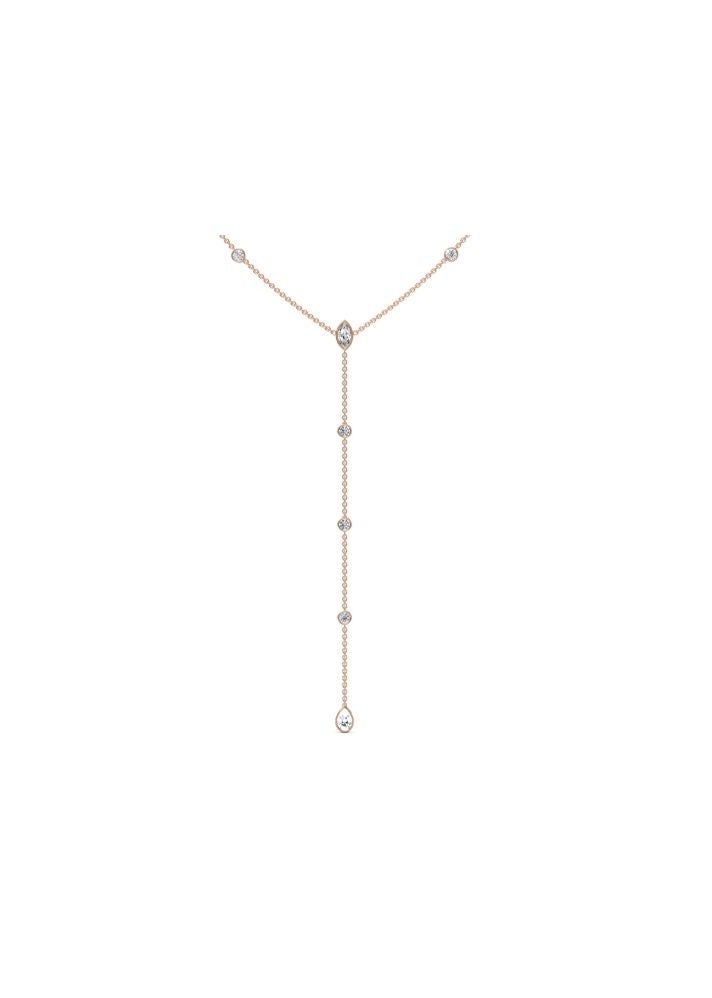 Product image of Yellow Gold, White Gold, Rose Gold 18K gold set with Etically Lab Grown Diamonds Celestial Neckpiece, curated by Only Ethikal