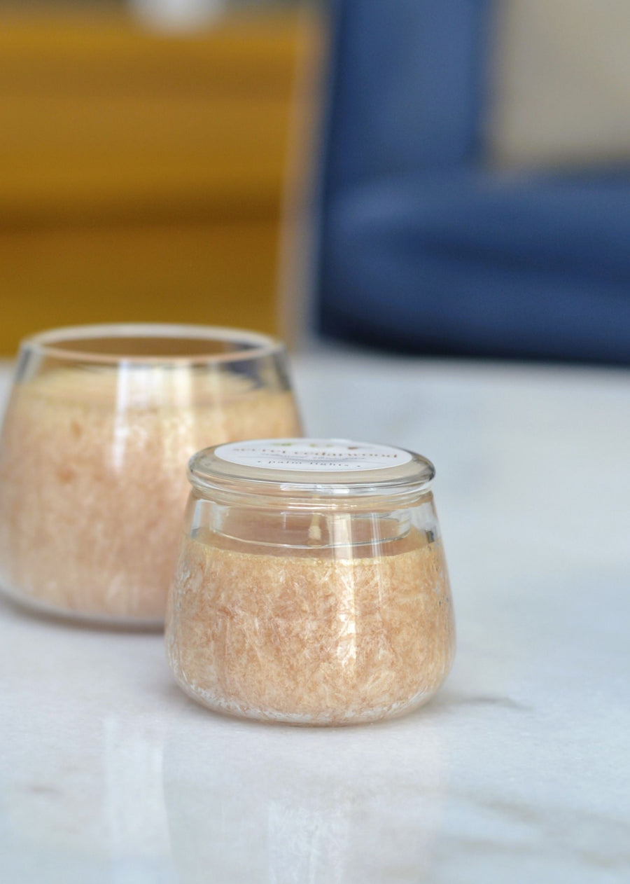 Secret Cedarwood Glass Jar Candle
