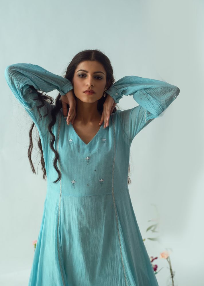 Free Thy Self Dress In Kota Slub
