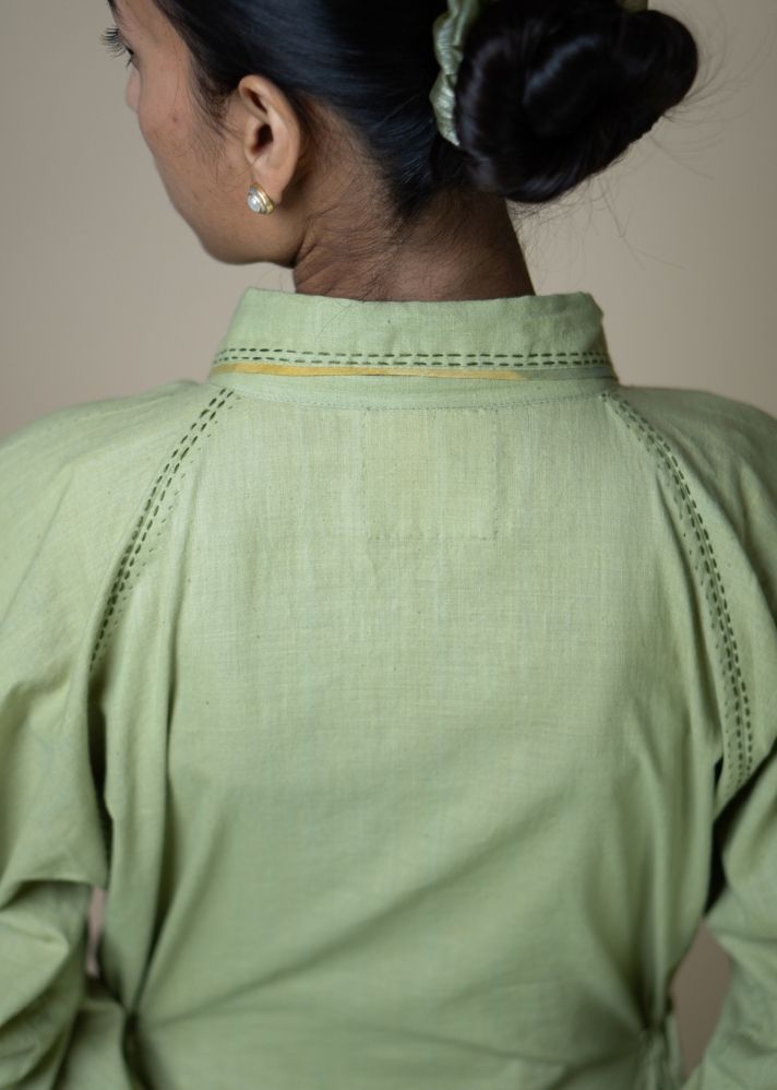 Meadows Embroidered Shirt Dress