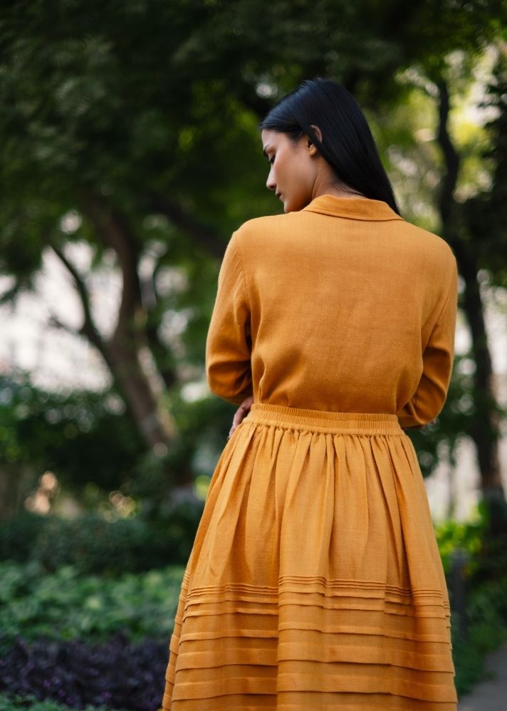 Mustard Misha Skirt