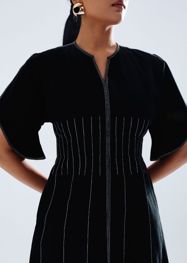 Ready To Ship- Black Sole Dress