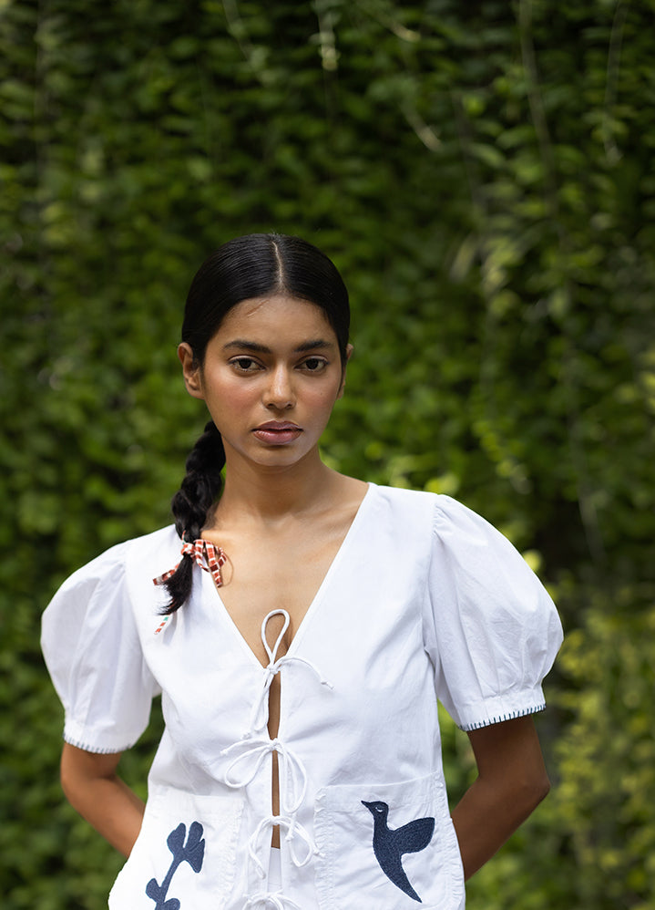 Fern White Top