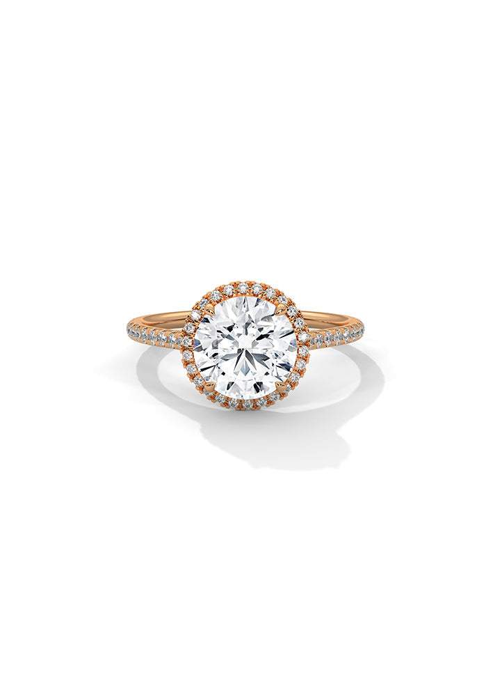 Solitaire Ring With 52 Diamonds-Cat0114