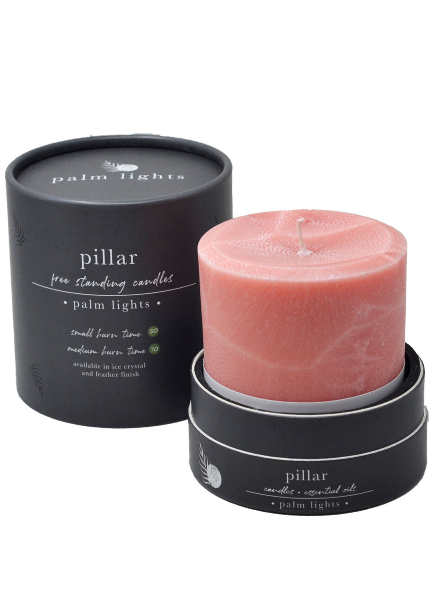 Aura Of Palmarosa Pillar Candle