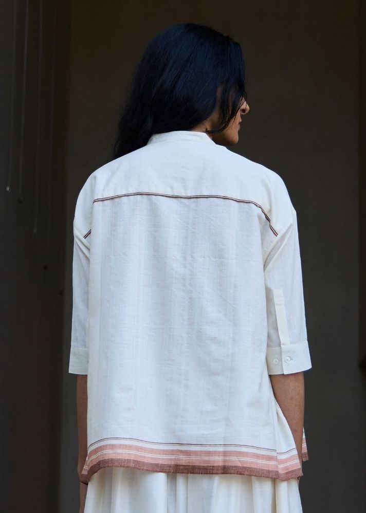Pele Handwoven Striped Top