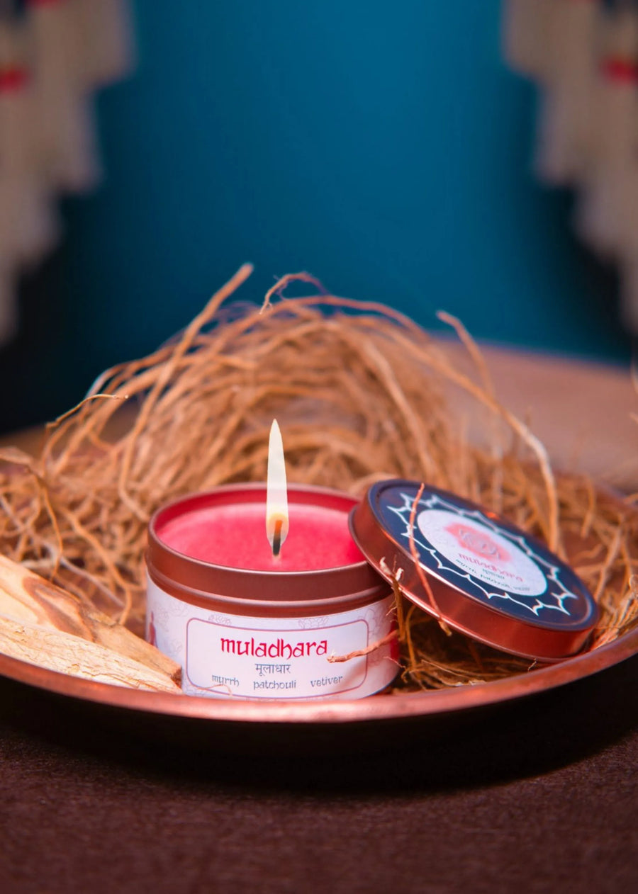 Muladhara (Root) Chakra  Candle