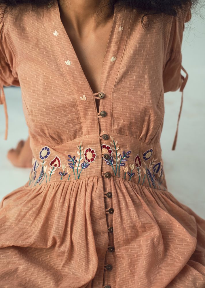 Summer Paradise Dress In Cotton