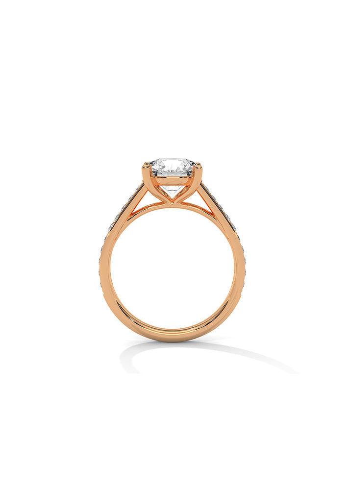 Solitaire Ring With 20 Diamonds-Cat0132