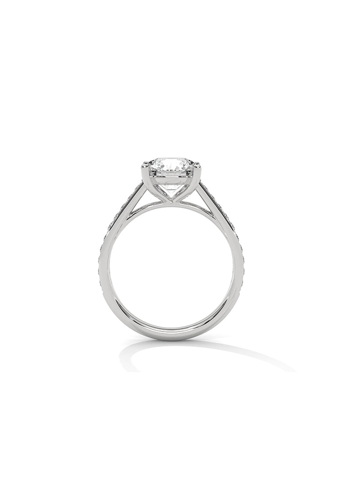 Solitaire Ring With 20 Diamonds-Cat0132