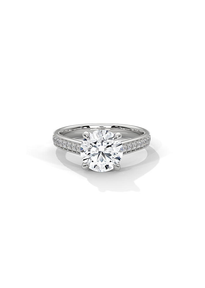 Solitaire Ring With 20 Diamonds-Cat0132