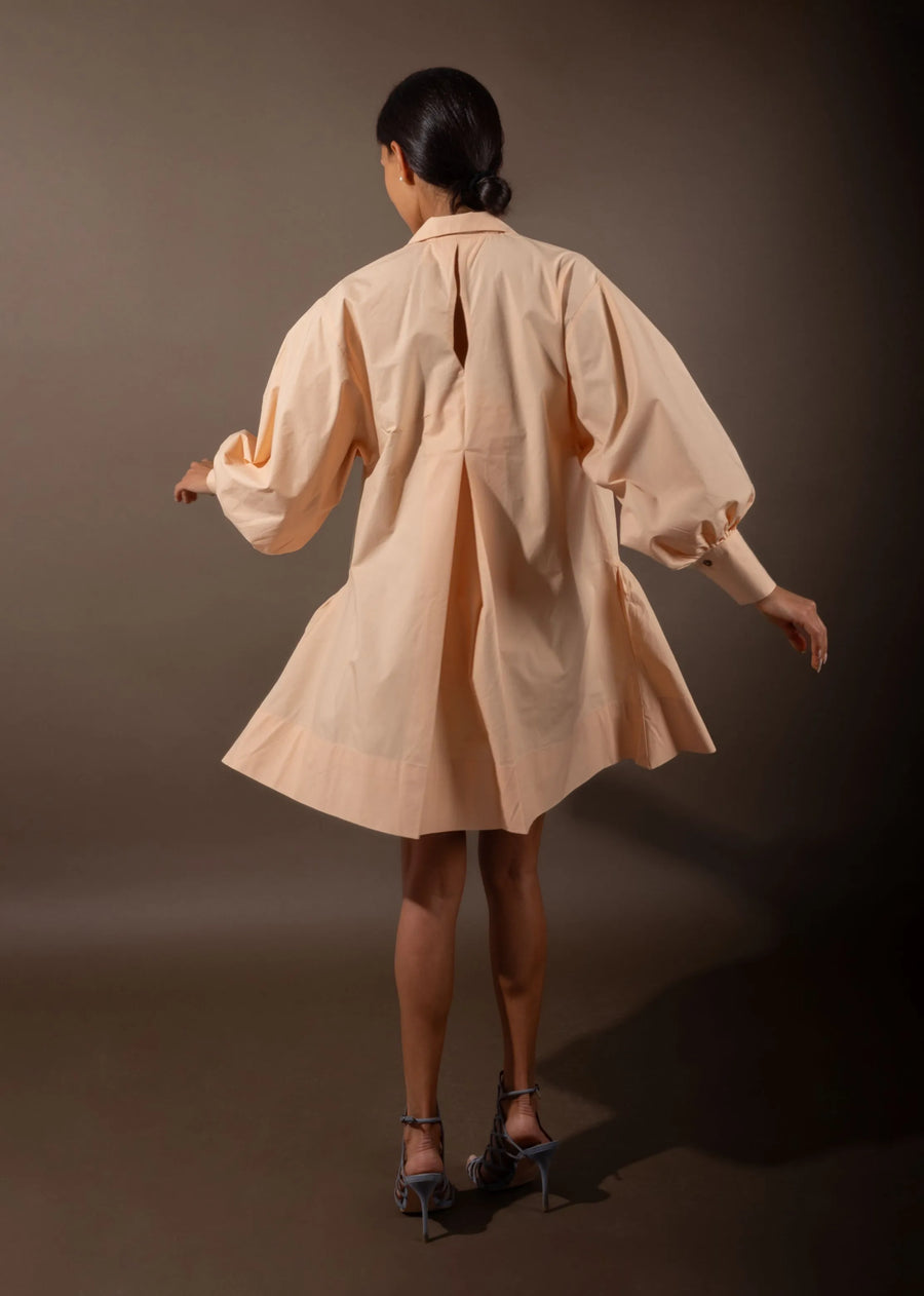 Lei Dress In Organic Cotton Poplin