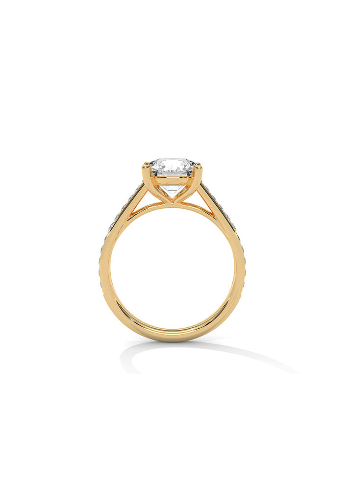 Solitaire Ring With 20 Diamonds-Cat0132