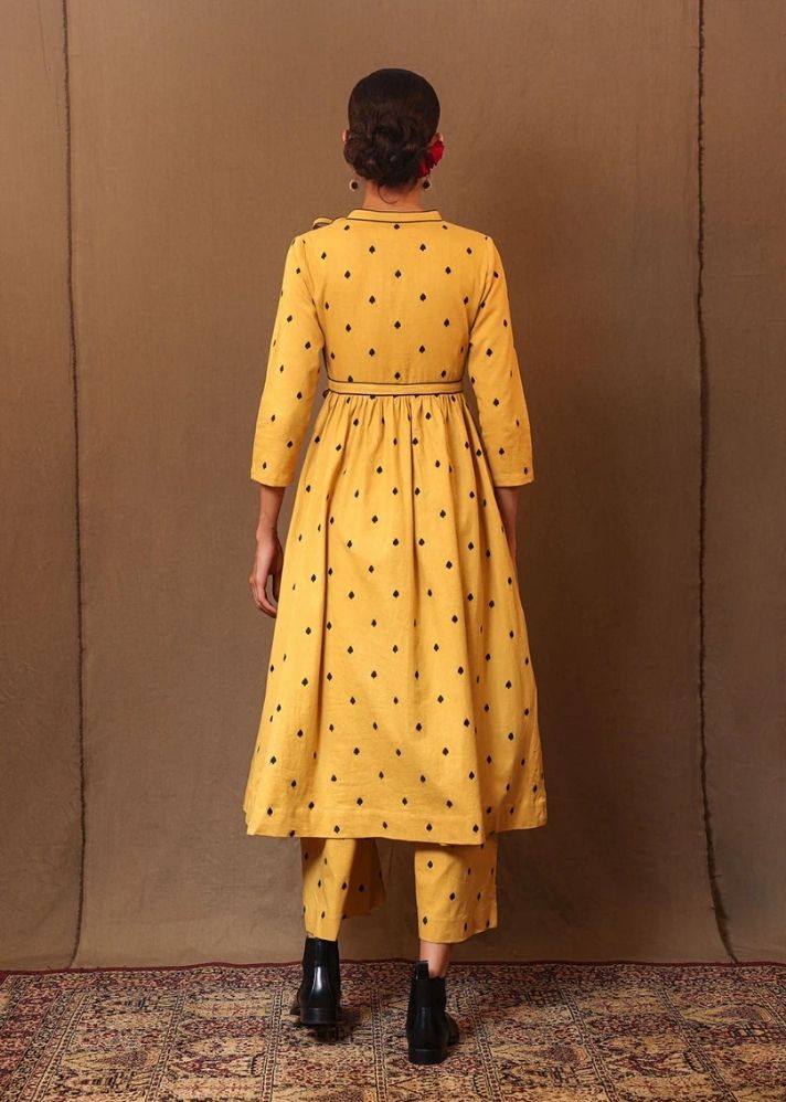 Mustard Club Emb Rakha Tunic