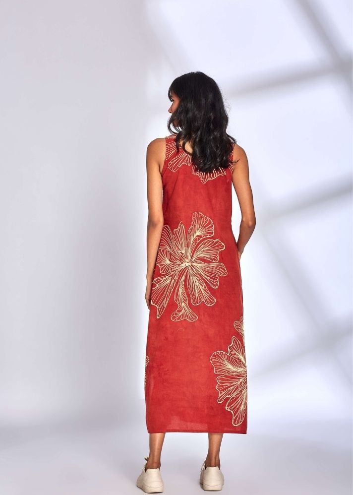 Aura Red Dress