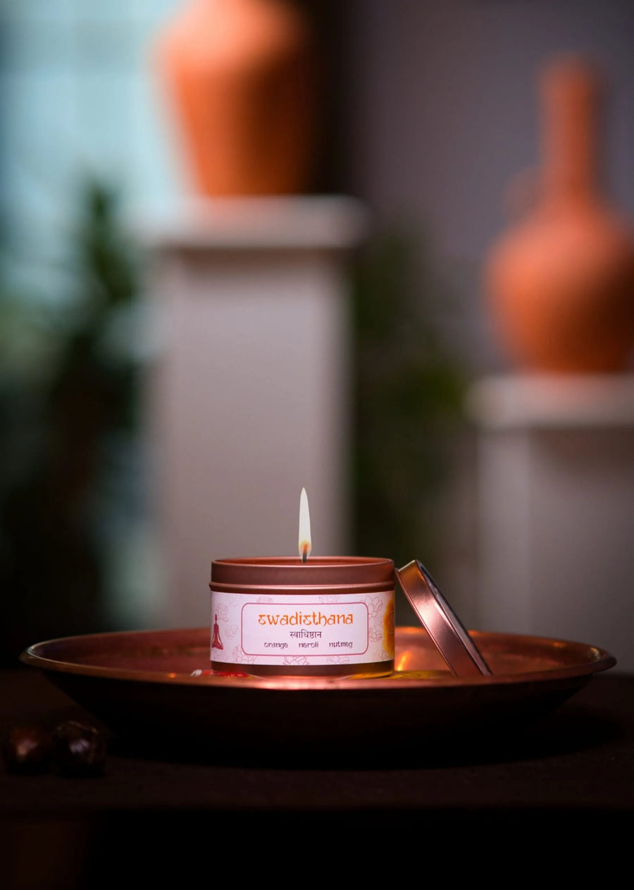 Swadhisthana (Sacral) Chakra Candle