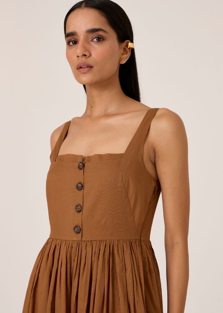 Ari Brown Sleeveless Midi Dress