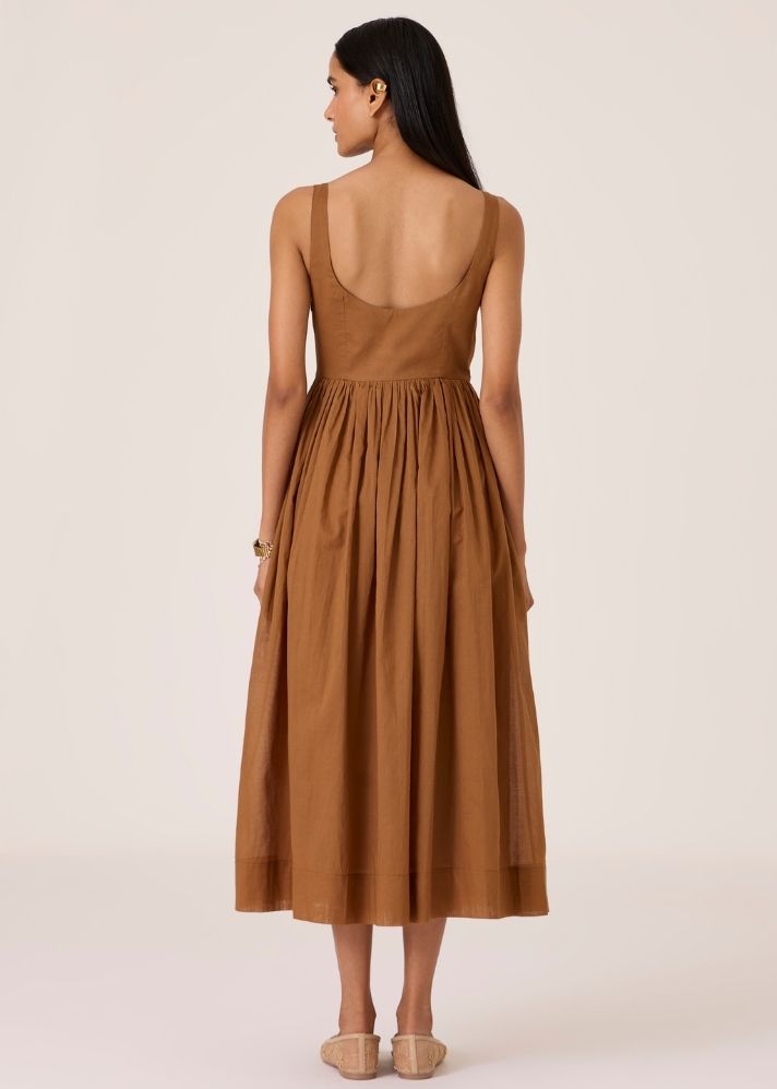 Ari Brown Sleeveless Midi Dress