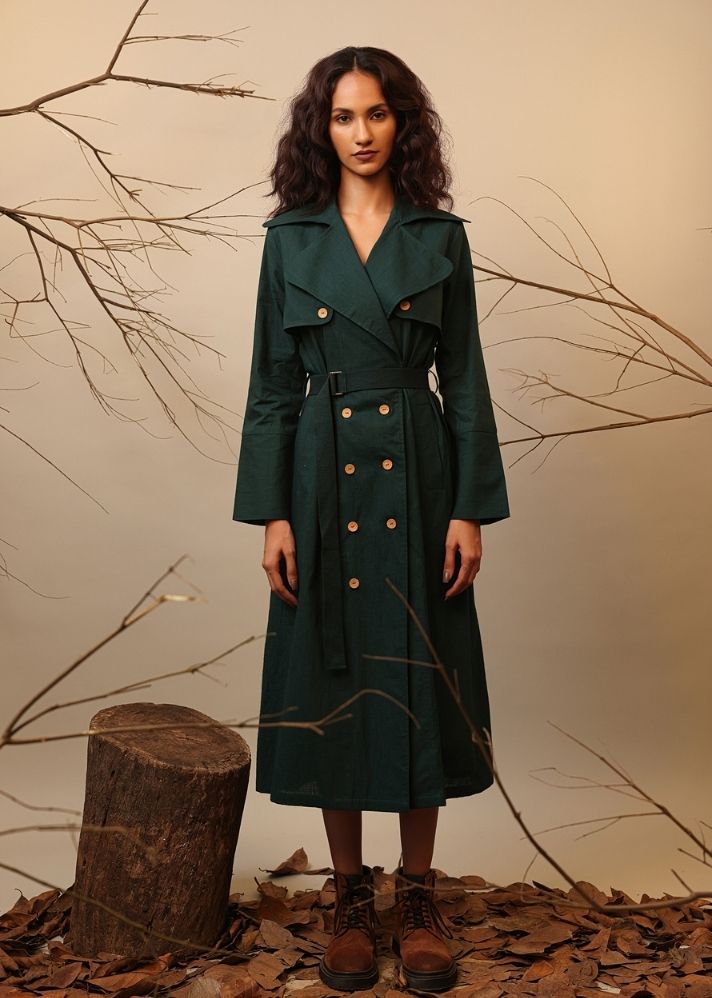 Roots Trench Dress