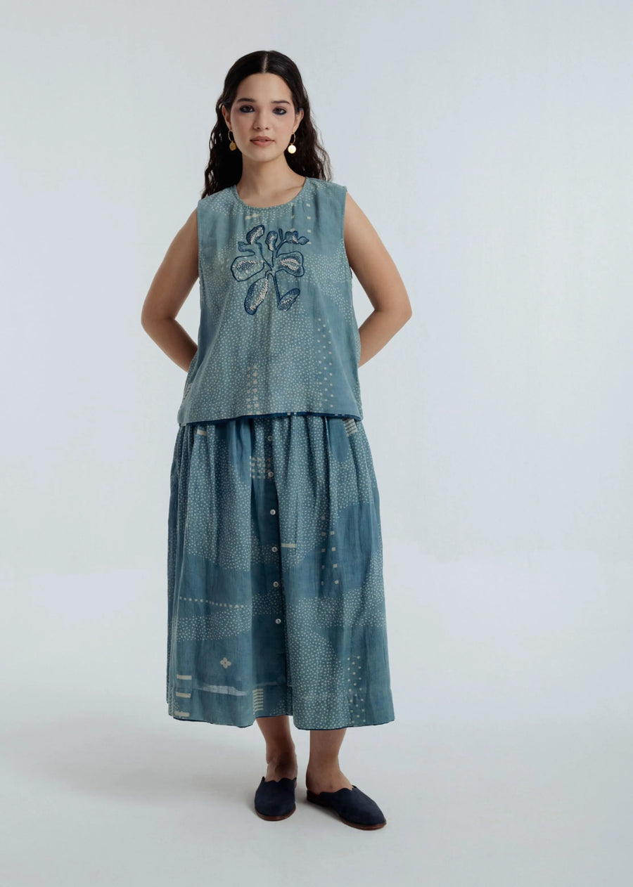 Indigo Skirt