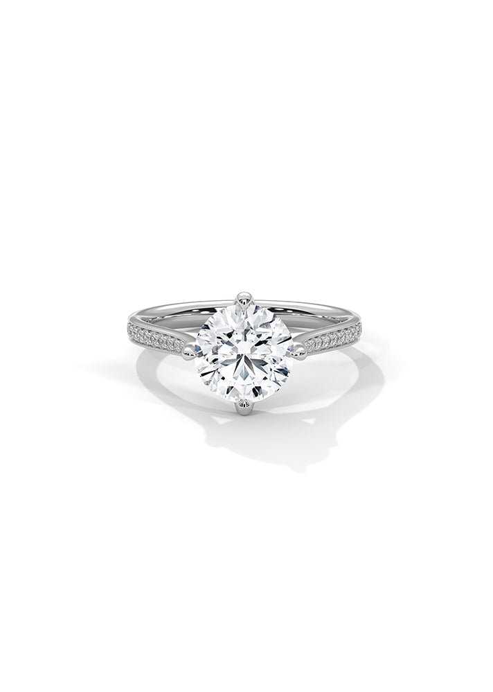 Solitaire Ring With 26 Diamonds-Cat0129