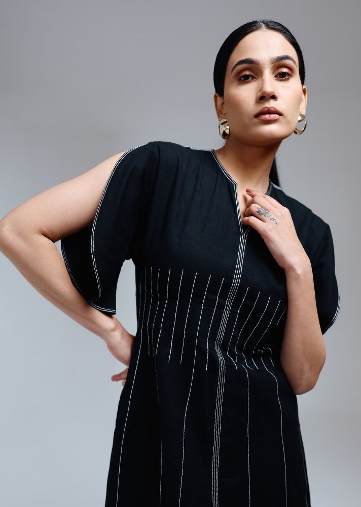 Ready To Ship- Black Sole Dress