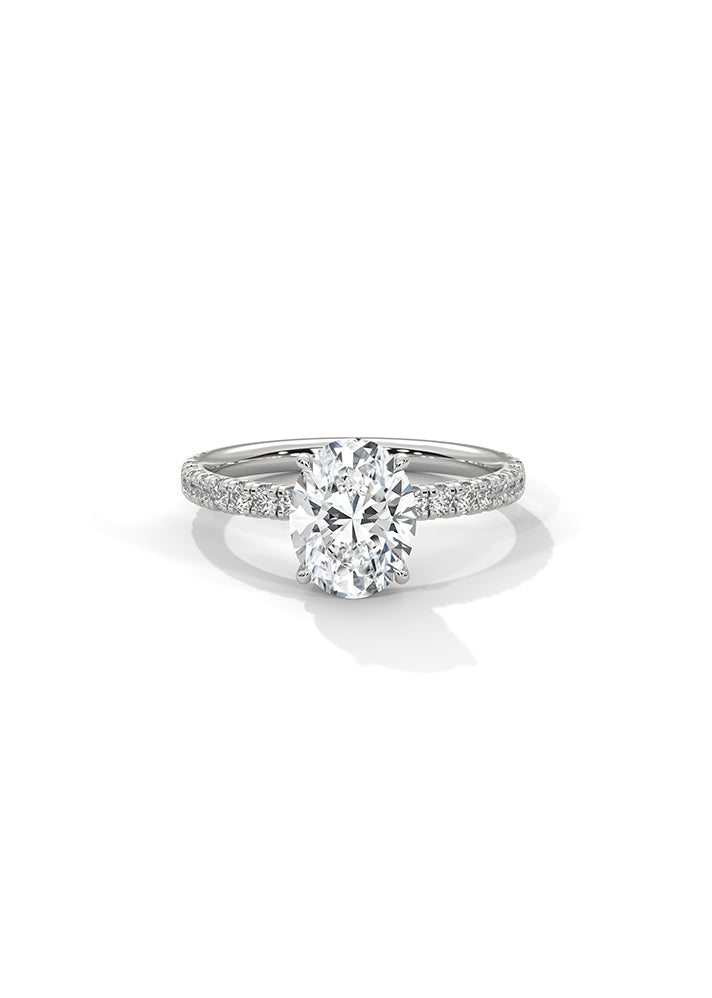 Solitaire Ring With 38 Diamonds-Cat0131