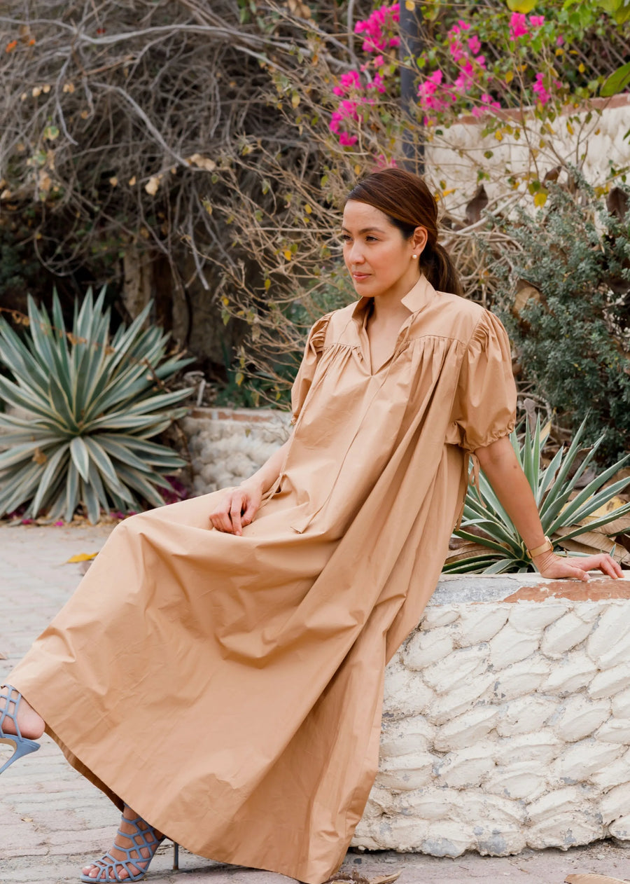 Ayanna Dress In Organic Cotton Poplin