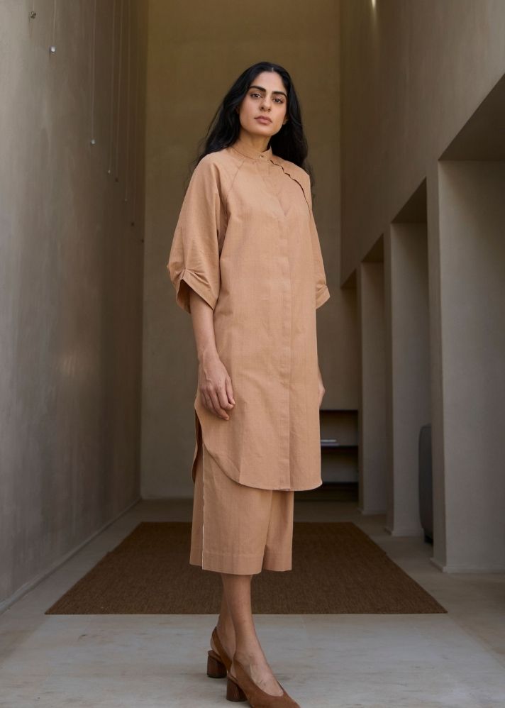 Brabourne Handwoven Brown Co-Ord Set