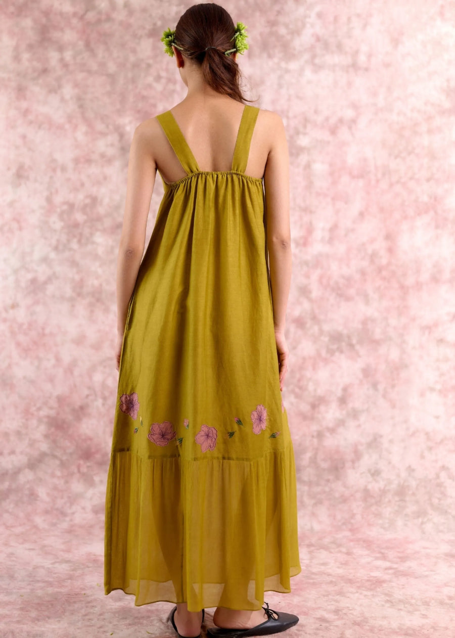 Iris Embroidered Dress