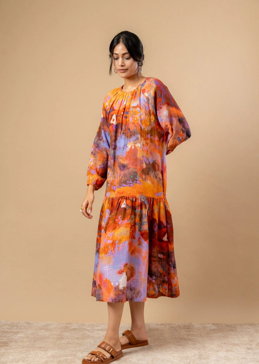 Twig Drop Waist Dress